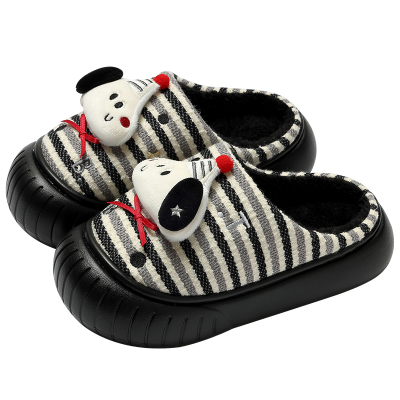 卡通儿童棉拖鞋男童亲子女童棉鞋