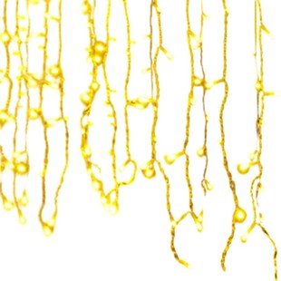 太阳能户外灯串庭院装饰网红瀑布灯圣诞节日氛围彩灯满天星冰条灯