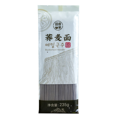 无麸质100%纯荞麦面条低脂轻食面