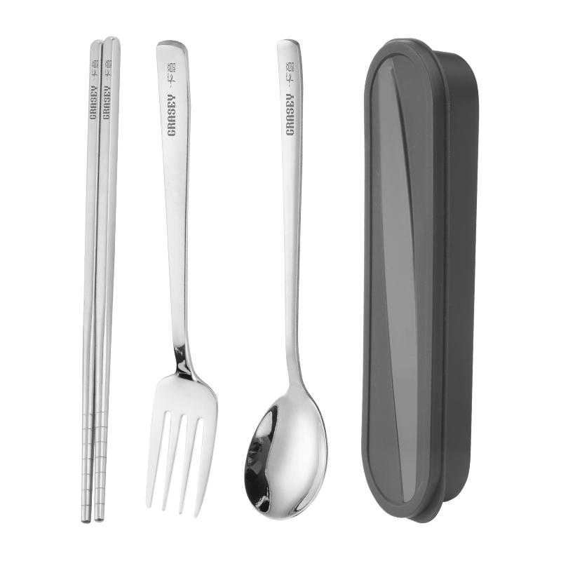 广意304不锈钢筷子勺子餐具