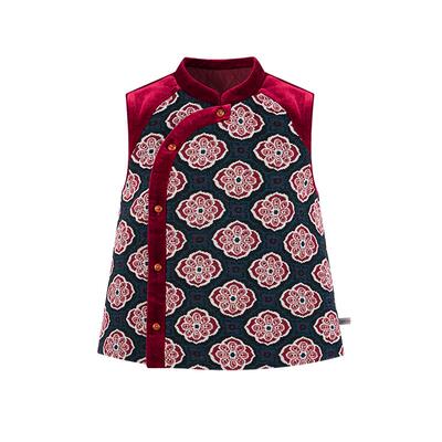 LittleNaive女童提花马甲