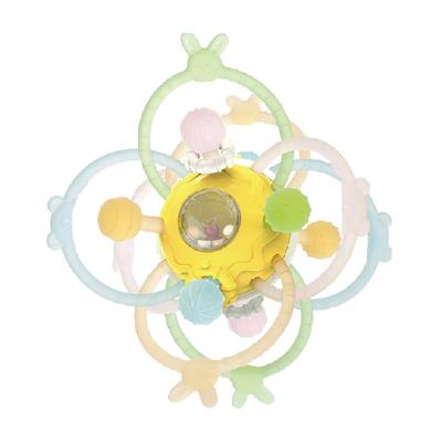 曼哈顿手抓球可啃咬硅胶宝宝玩具