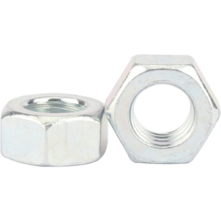 镀锌六角螺母镀镍六角螺帽六角螺栓帽大全M2M2.5M2.6M3M3.5M4-M36