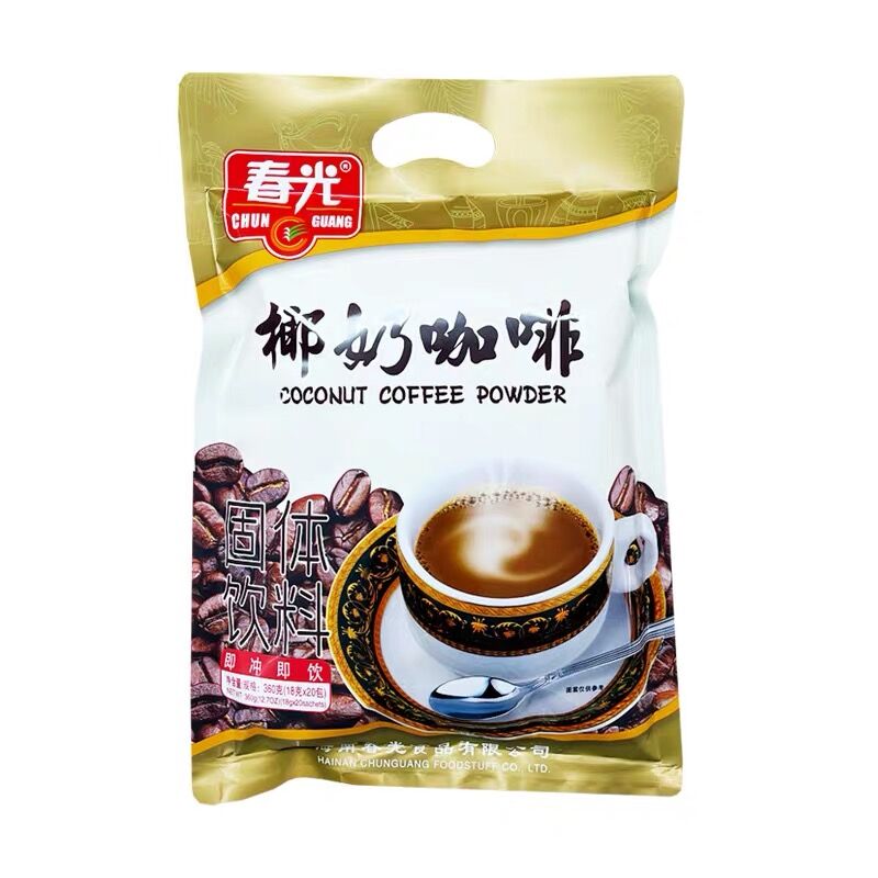 海南特产椰奶咖啡春光三合一