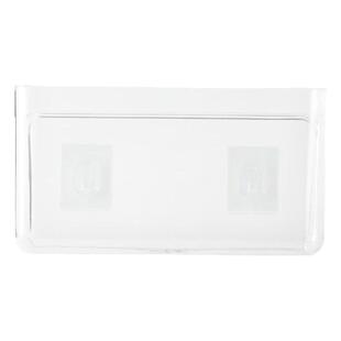 免打孔墙上置物架宿舍床头放手机收纳盒宿舍透明收纳架壁挂储物盒