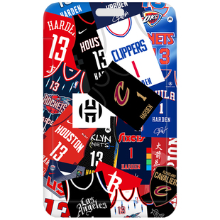 骑士哈登新球衣展会员VIP证件收纳卡包考勤卡套城市一卡通工作证