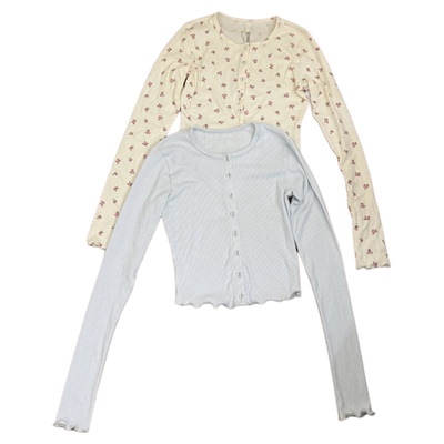 卡戴珊cottonribtank平替开衫