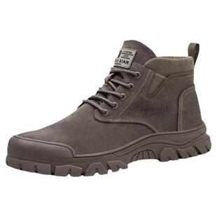 劳保鞋男士款防砸防刺穿钢头夏季高帮牛皮软底防烫电焊工地工作鞋