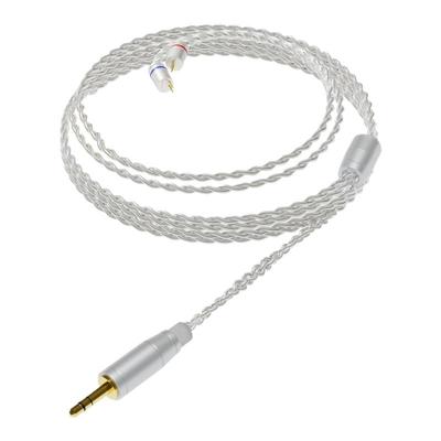 四股镀银升级线2pin耳机线