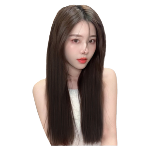 假发片女长发一片式隐形无痕仿真发蓬松三片式直发增发量接发贴片