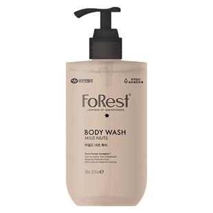 韩国原装进口forest温和果仁沐浴露成人全家可用沐浴乳部分临期
