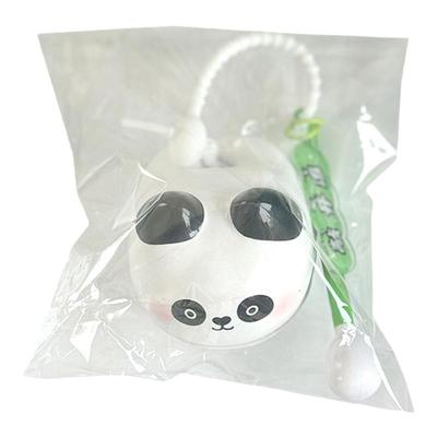 送朋友可爱熊猫木鱼钥匙扣