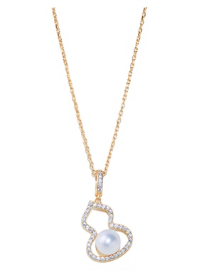 S925纯银天然淡水珍珠项链