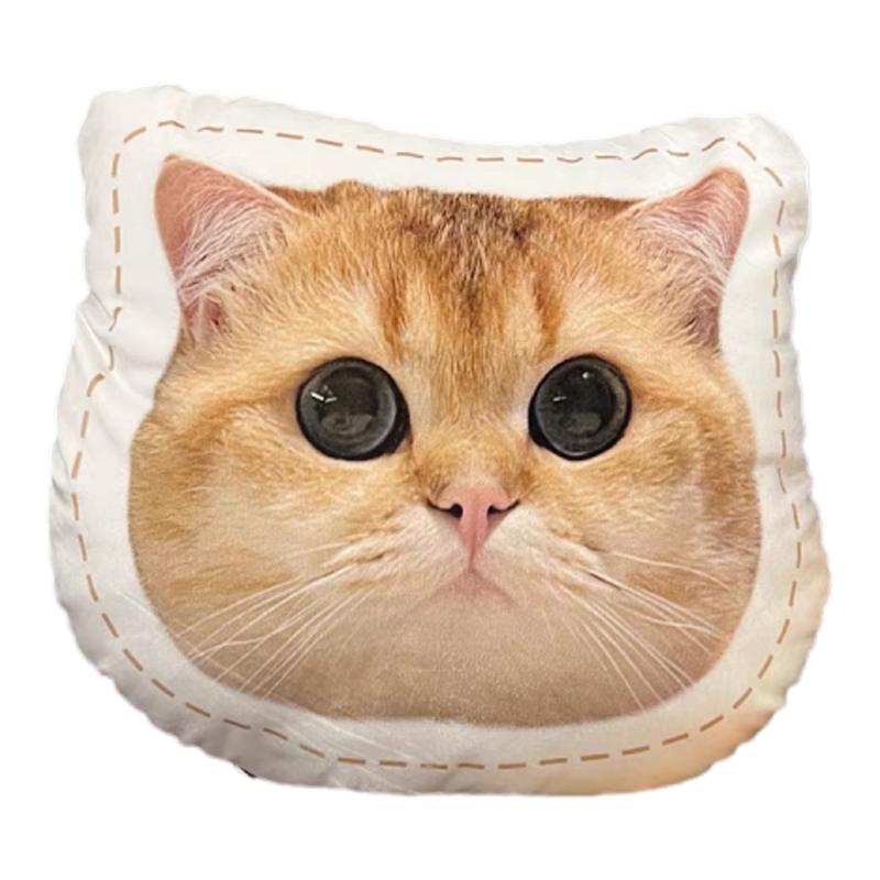 XIXI口 定制抱枕宠物猫咪狗狗异形玩偶周边大头纪念品仿真公仔diy