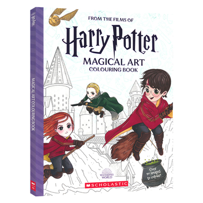 Harry Potter Magical Art Colouring Book 哈利波特魔法艺术填色书 英文原版进口儿童图书