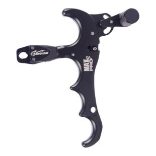 复合弓四指撒放器弓箭握式撒放器合金配件户外射箭两用弓发射器弓