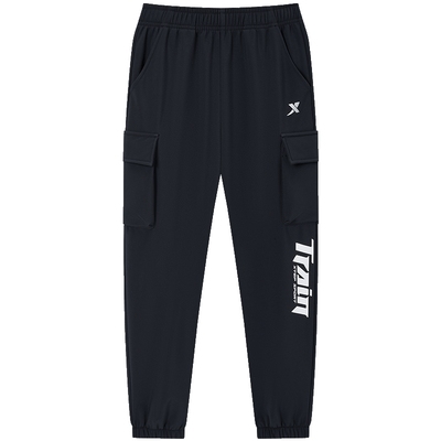 特步童装男童休闲工装裤2025秋冬新款儿童长裤大童裤子卫裤运动裤