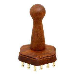 黄铜按摩梳头部按摩刷全身经络疏通神器按摩梳经络刷揉腹头部刮痧