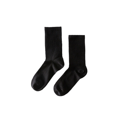 秋冬季毛巾底灰色篮球ins袜子