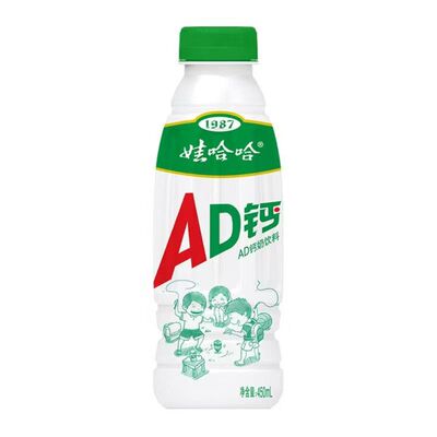 娃哈哈AD钙奶450ml儿童营养早餐