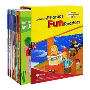 原版EFL自然拼读配套绘本教材 phonics fun readers1-5级点读/非点读版 赠配套电子音频+教学PPT