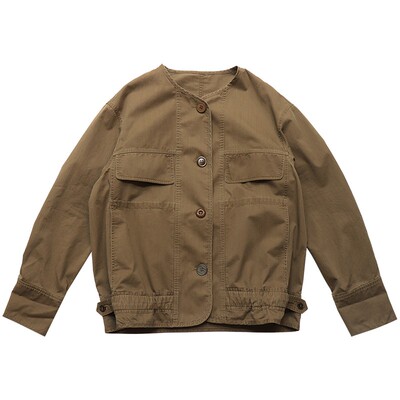 原创日杂帅气工装外套半裙套装