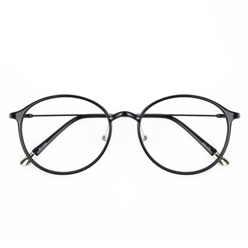 韩国超轻圆框眼镜复古tr90塑钢日本细框眼镜潮女款近视镜时尚架男