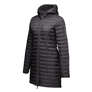 科里芙羽绒服女新款中长款高端户外运动训练专业保暖防风连帽外套