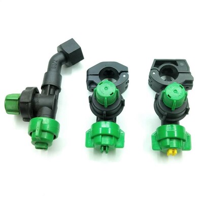 管内高压圆夹扇形塑料打药机