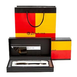 毕加索签字笔金属宝珠笔男女士成人书写圆珠笔送礼礼盒套装定制logo刻字黑色签字笔商务高档办公签名水笔