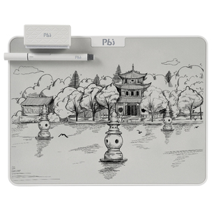 pbj磁性手写板局部消除儿童家用电子白板绘画板写字板磁力画板