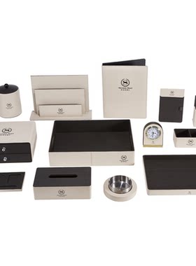 皮具服务指南便签夹竞标礼品套组