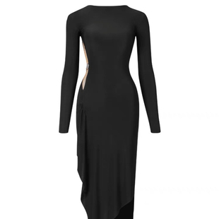 ZYM23125【方舟遗落物】优雅连衣裙高级感拉丁舞练功服带内衣裤