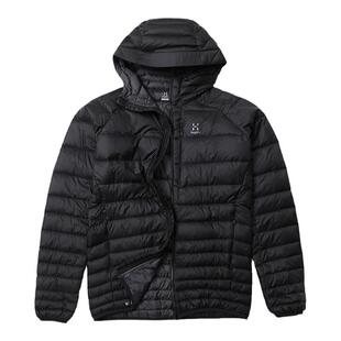 HAGLOFS火柴棍户外男防水防风保暖800蓬轻量连帽羽绒服外套604095