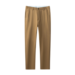 [丝光棉/抗皱亲肤]梦特娇男士休闲裤秋季商务直筒柔软长裤子亲肤J