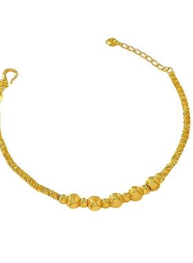 新中式古法沙金猫眼圆珠手链