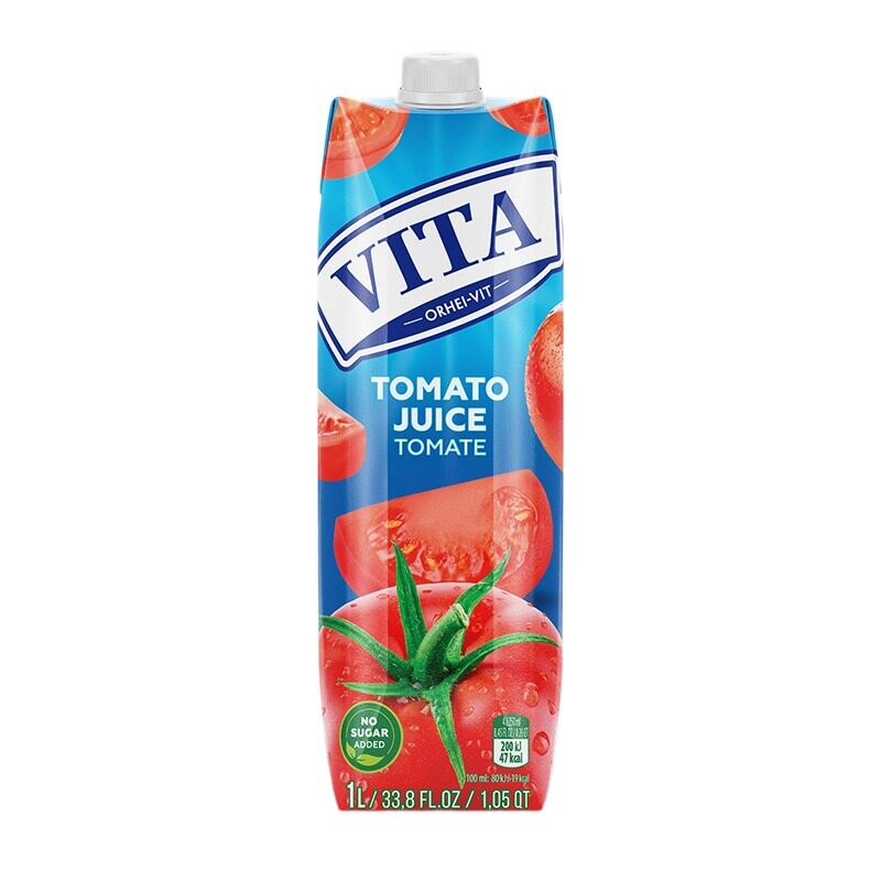 果子满分VITA100%NFC番茄汁1L