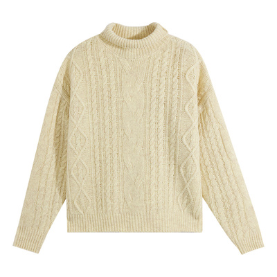 美特斯邦威冬季新款女士高领毛衫