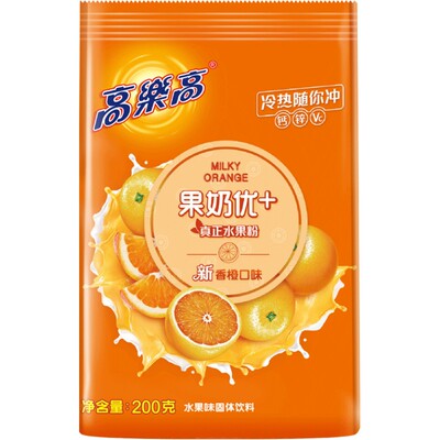 高乐高果奶优+200g果珍速溶冲饮
