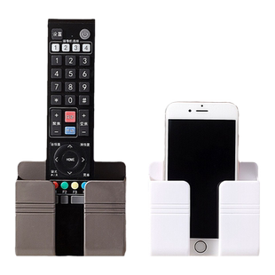 手机充电支架酒店床头墙壁固定粘贴式壁挂遥控器放置架浴室厨房墙上免打孔多功能家用厕所墙角手机壁挂防水