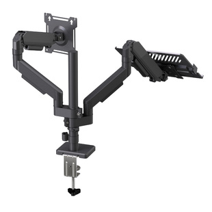 笔记本支架机械臂升降旋转电脑悬空托架显示器二合一悬浮横竖屏支撑架