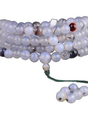 护身符海洋玉髓玛瑙念珠手串