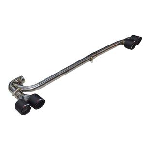 适用于宝马X3X4尾喉改装排气管双边双出四出不锈钢碳纤维方口尾嘴