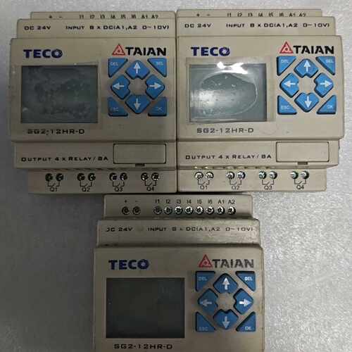 咨询后拍台安PLC控制器SG2-12HR-D，拆机。功能包好，成