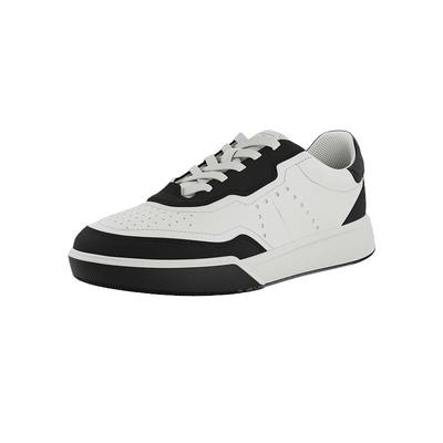 爱步复古时尚休闲鞋拼色板鞋男