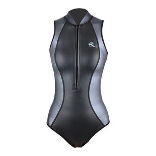 现货BESTDIVE SaveOcean自由浮潜水服女无袖水母服比基尼泳衣湿衣