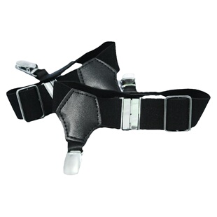 男士正装吊袜带固定丝袜夹扣腿环防脱落夹子日系中筒防滑黑色袜夹