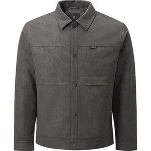 HLA/海澜之家山不在高系列棉服25秋冬新翻领肌理面料织唛外套男