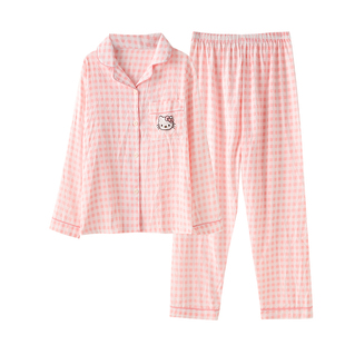 新款2026年云朵棉HelloKitty长袖睡衣女大学生薄款休闲春秋家居服