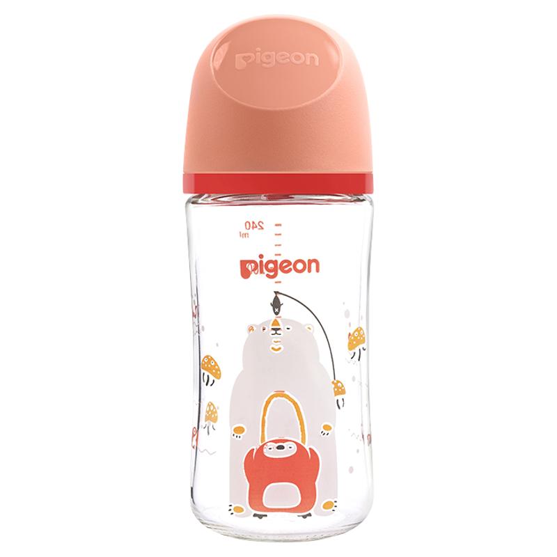 贝亲宽口径防胀气玻璃奶瓶240ml